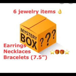 6 Items jewelry mystery Box